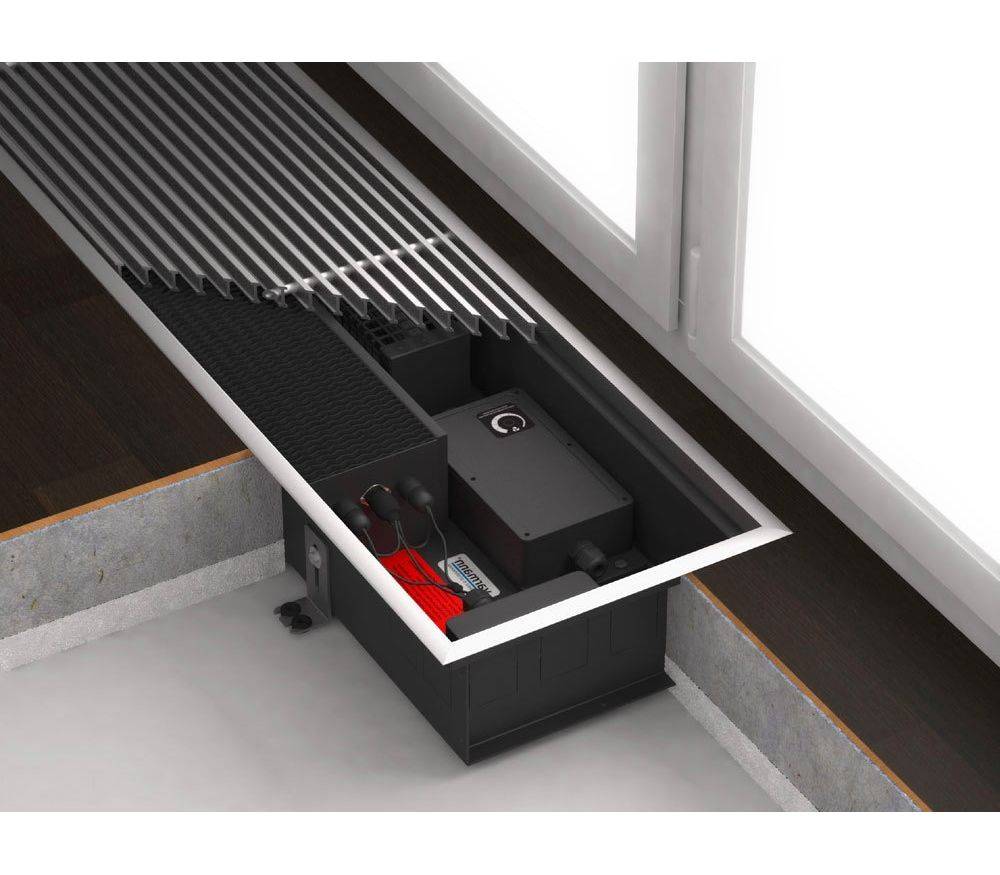 Convecteurs de chauffage au sol à eau : leurs types et leurs caractéristiques