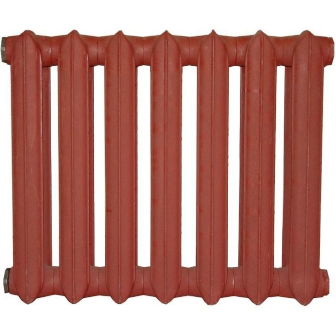 Caractéristiques techniques du radiateur fonte ms 140