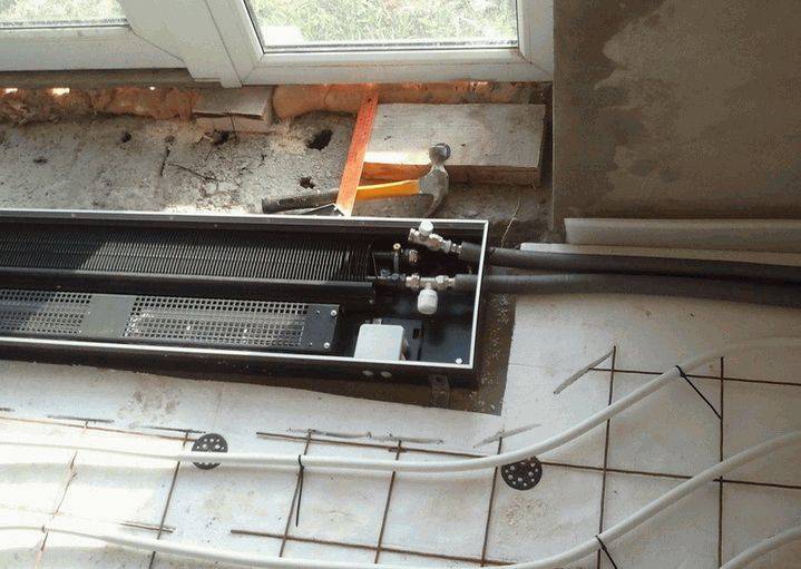 Convecteurs de chauffage au sol