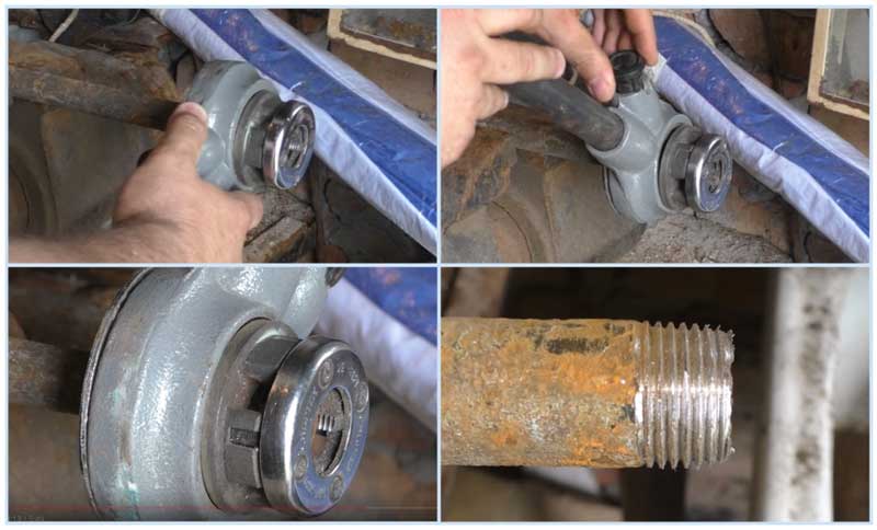 Enfile-tuyau : enfile-tuyau, kit d'enfilage manuel de tuyau, enfile-tuyau