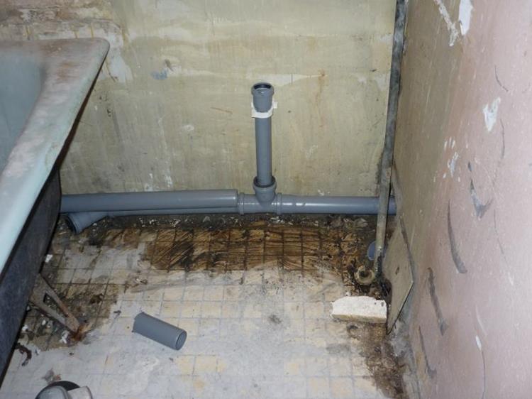 Remplacement d'une chaise longue en fonte (1 sur 3)