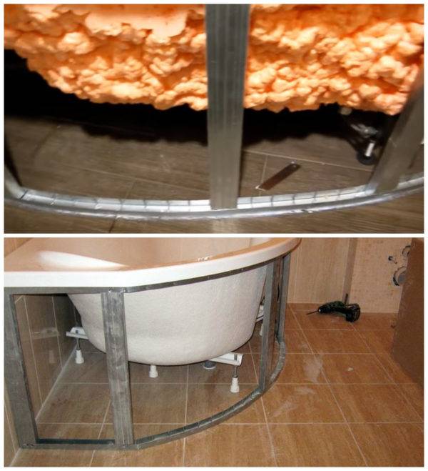 Comment faire un écran pour un bain de carreaux: des moyens d'auto-arrangement