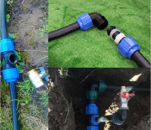 Tuyaux d'irrigation dans le pays: une revue comparative + lesquels sont les meilleurs à utiliser pour organiser l'irrigation du jardin
