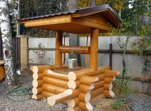 Nous récupérons le revêtement du puits