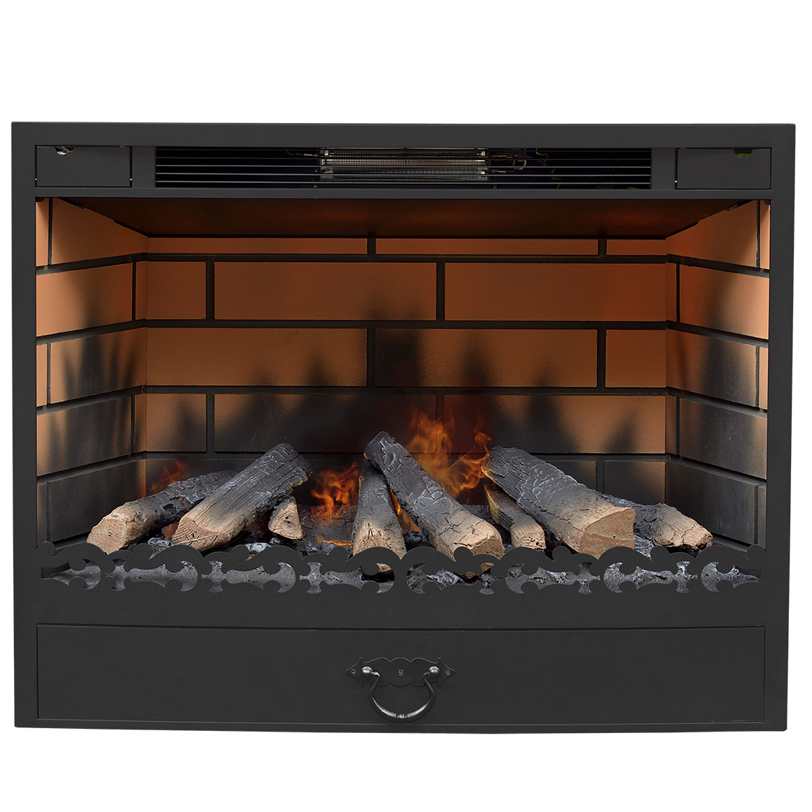 Foyers électriques à effet feu vif