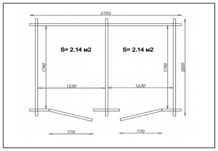 Toilettes à faire soi-même à la campagne - instructions, dessin avec dimensions