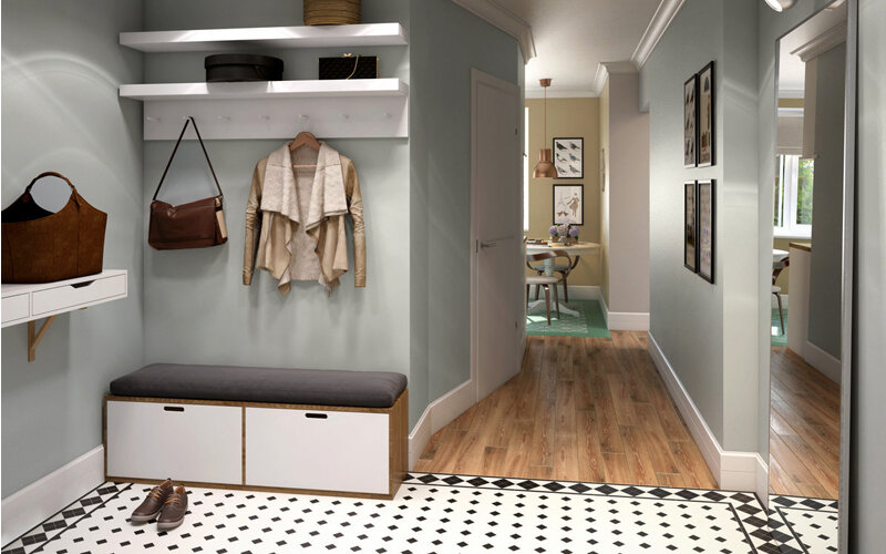 Comment concevoir un couloir - styles, accessoires et options