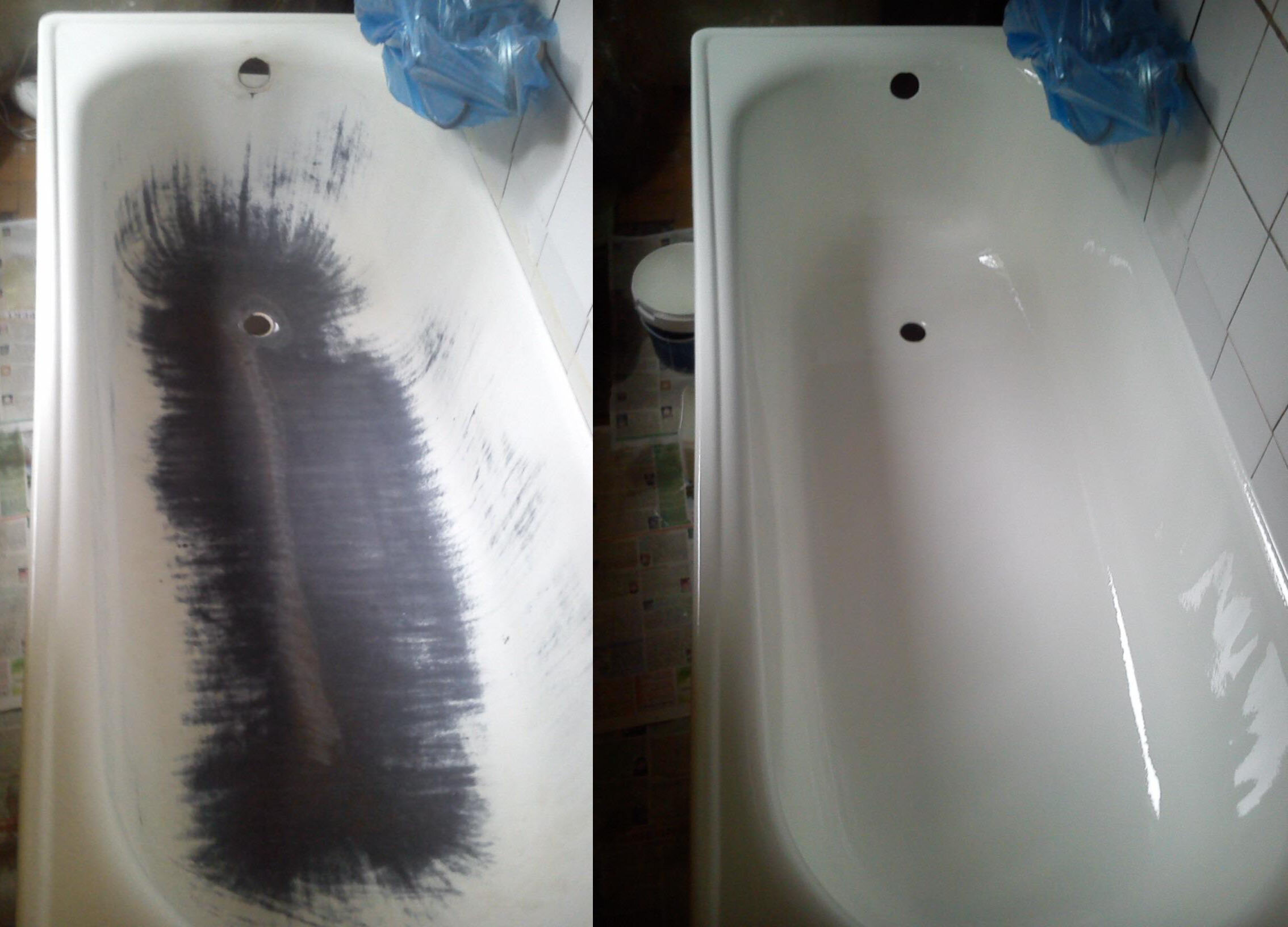 Les meilleures façons de restaurer l'émail du bain sans faire appel à des spécialistes