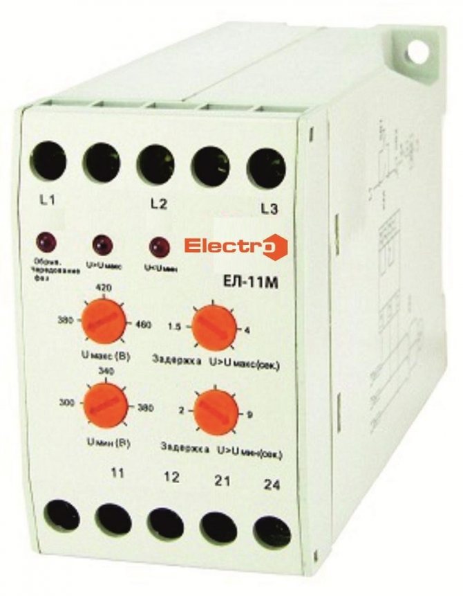 Relais de contrôle de phase - le but principal, le principe de fonctionnement et le schéma de connexion. top meilleurs fabricants de matériel électrique!