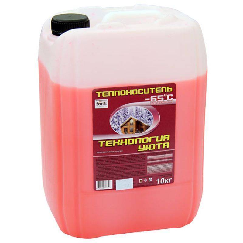 Antigel pour le système de chauffage d'une maison de campagne: types, choix