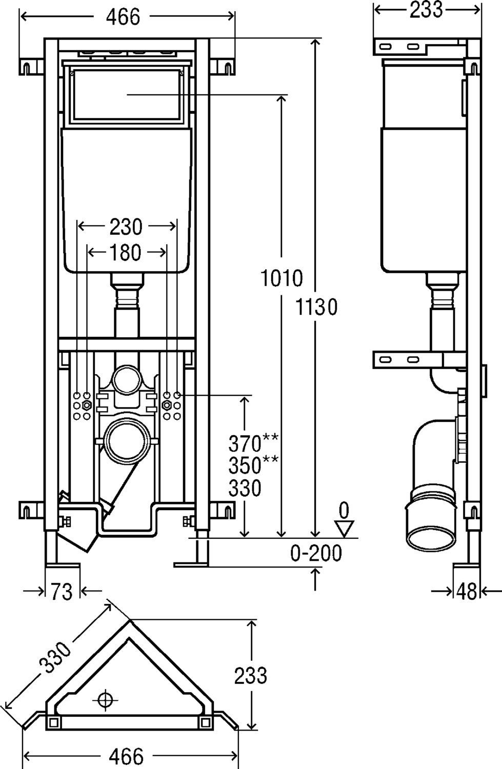 Hauteur de la cuvette des toilettes : normes à partir du sol et support pour l'augmentation, norme et hauteur avec un réservoir, normes de paramètres et sur laquelle il est préférable d'accrocher l'installation