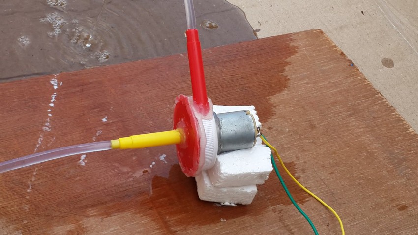 Pompage de l'eau : nous fabriquons nous-mêmes la pompe