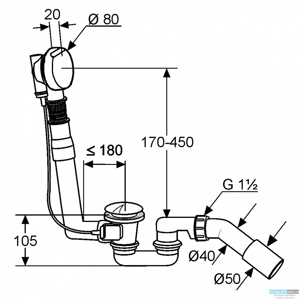 Installation d'un siphon dans la cuisine - schéma de montage et installation pour le lavage