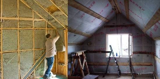 Mieux vaut isoler le grenier - choisissez le matériau