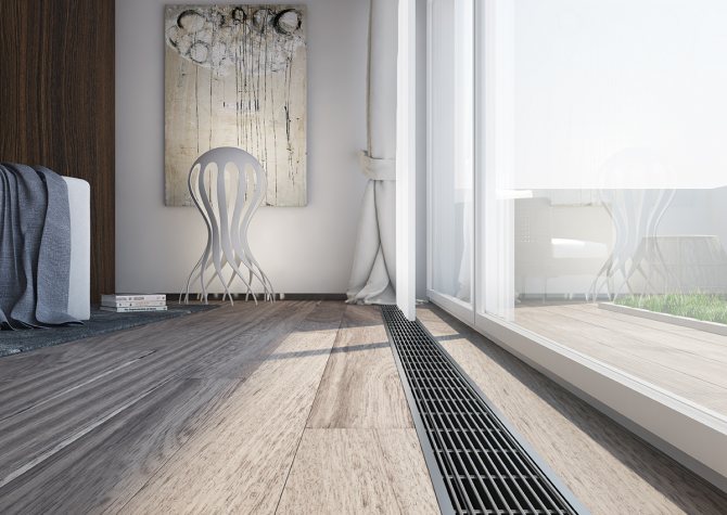 Installation indépendante de convecteurs au sol