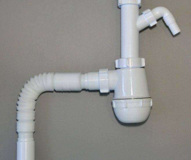 Siphon pour connecter une machine à laver: principe de fonctionnement, types et règles d'installation