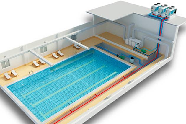 Préparation d'un projet de ventilation de piscine dans une maison privée