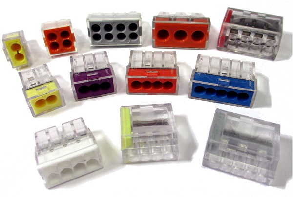 Borniers Wago: variétés et leurs caractéristiques + subtilités des fils de connexion avec les borniers Vago