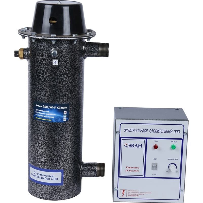 Chaudière électrique evan. économie la norme. confort. examen.