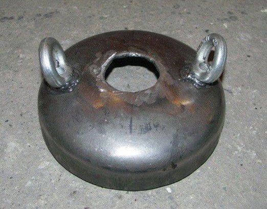 Poêle à ventre à faire soi-même à partir d'une bouteille de gaz: schémas, dessins + guide étape par étape