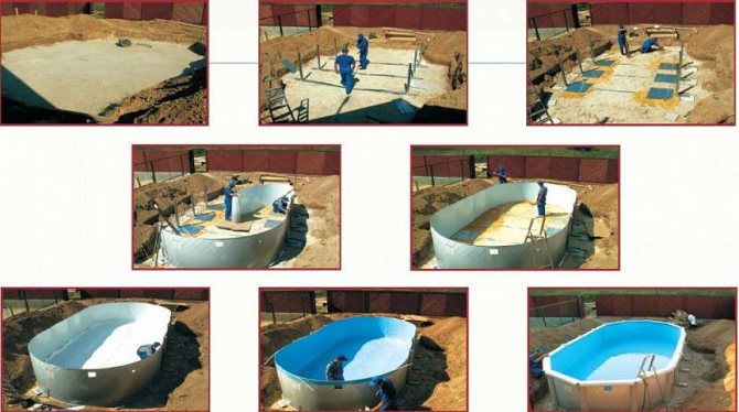 Construire une piscine fixe de vos propres mains