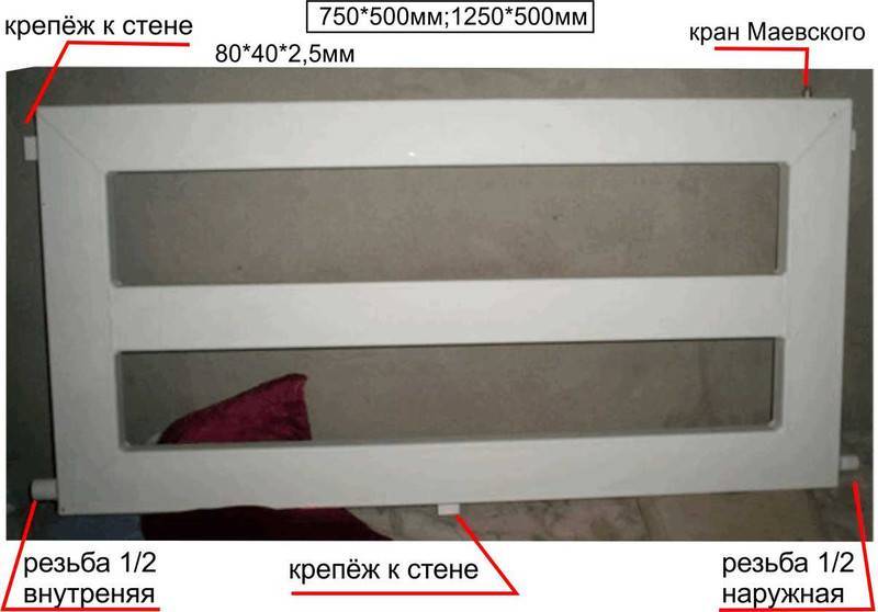 Registres de chauffage : conceptions, règles d'installation + révision de 2 options maison