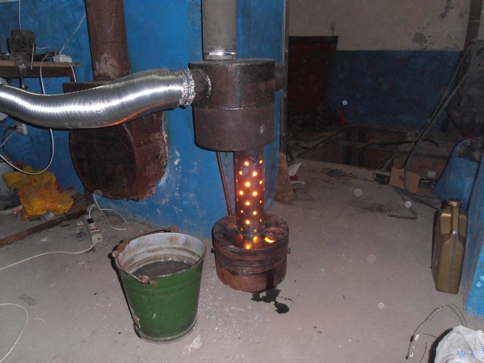 Poêle à mazout à faire soi-même