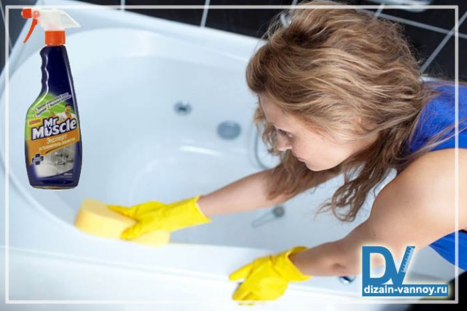 Caractéristiques du nettoyage du bain - recettes folkloriques et produits en magasin