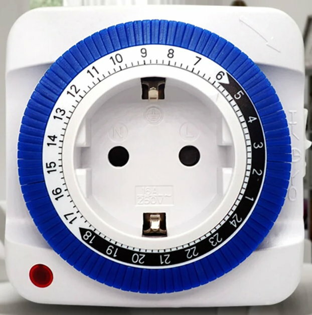 Les principes de base de la mise en place d'une prise avec une minuterie