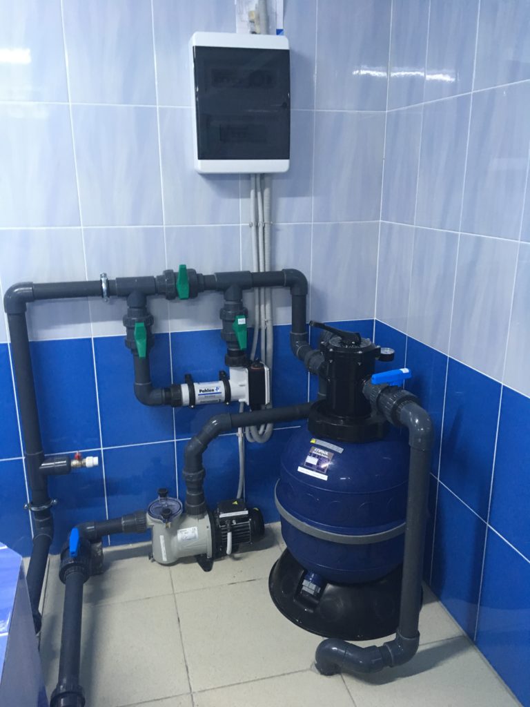 Sélection d'équipements pour la piscine