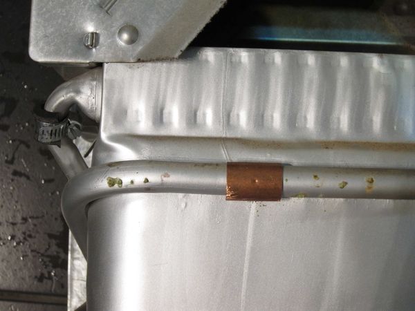 Réparation d'échangeur de chaleur à colonne de gaz à faire soi-même