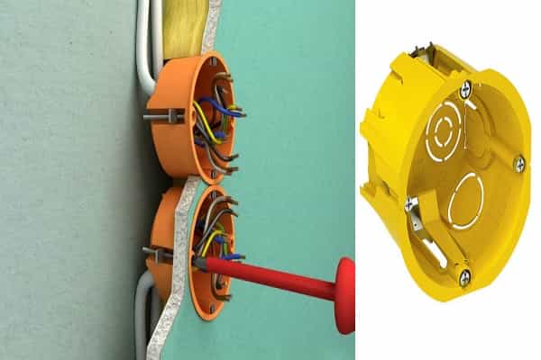 Sélection et installation d'une prise pour cloison sèche: règles et nuances