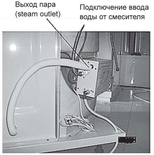 Installation de générateur de vapeur de cabine de douche à faire soi-même