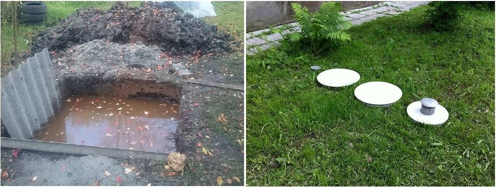 Assainissement du pays à un niveau élevé d'eaux souterraines - tout sur les fosses septiques