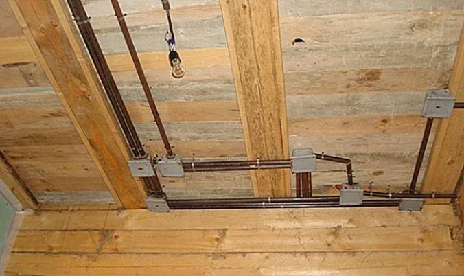 Électricien dans une maison en bois : schémas + notice d'installation