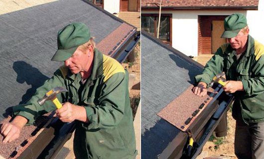 Ventilation du toit à partir de tuiles souples: conception et agencement de toits souples