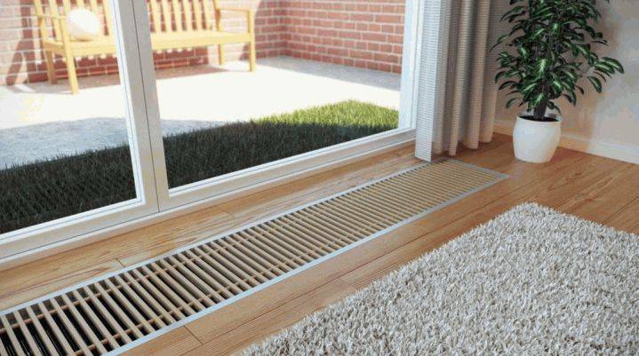 Convecteurs de chauffage au sol