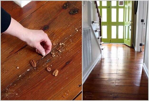 Comment les noix peuvent aider à réparer les rayures sur les meubles