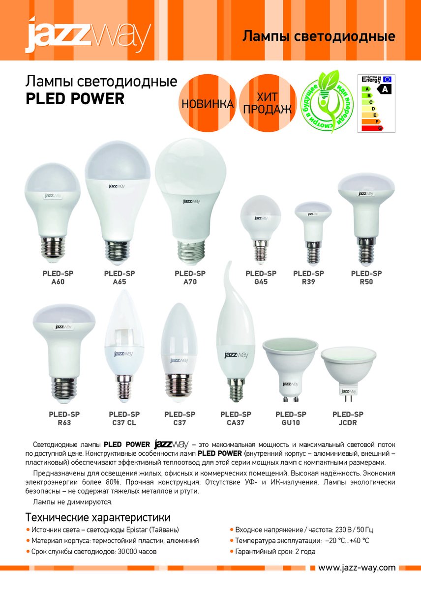 Lampes à LED Jazzway : avis et spécifications