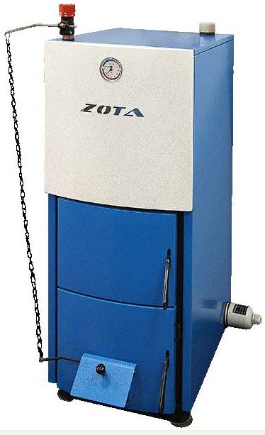 Chaudières à combustible solide Zota - revues et gammes de modèles