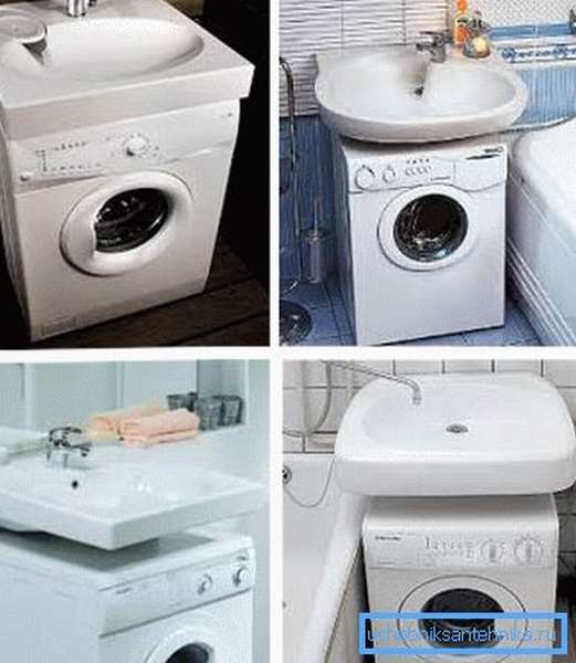 Évier au-dessus de la machine à laver - comment choisir et installer