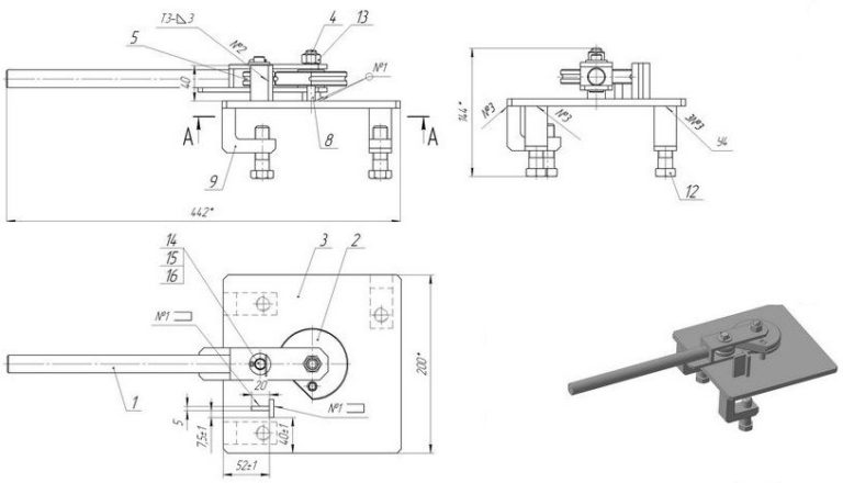 Cintreuse de profilés à faire soi-même (35 photos): dessins et dimensions d'une cintreuse de profilés manuelle. comment faire une machine à cintrer pour un tube profilé?