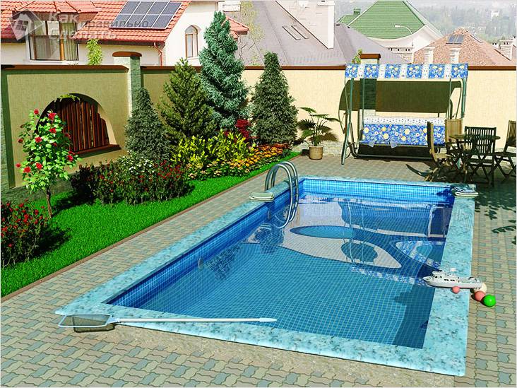 Comment faire une piscine dans le pays de vos propres mains: les meilleures options et master classes