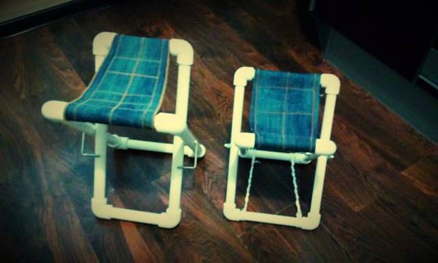 Artisanat de bricolage à partir de tuyaux en polypropylène - comment fabriquer une chaise et d'autres objets utiles, du matériel photo et vidéo est présenté