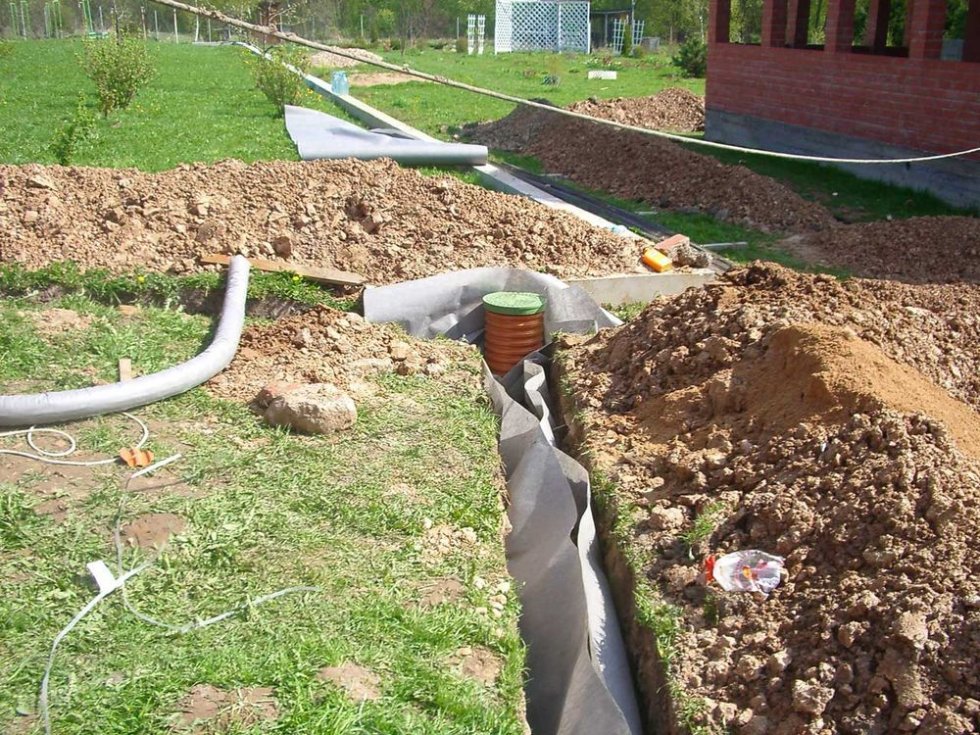 Dispositif de drainage à faire soi-même autour de la maison: instructions étape par étape