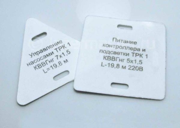 Types de câbles et fils et leur destination : description et classification + interprétation du marquage