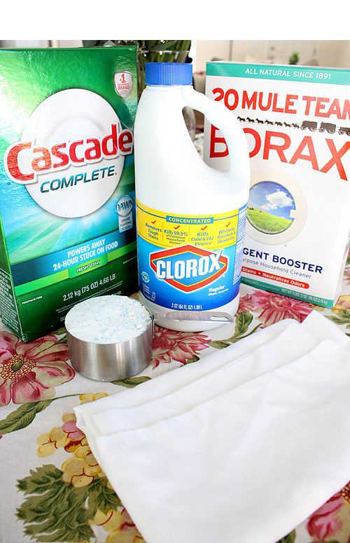 Comment et comment blanchir les choses blanches à la maison rapidement et efficacement, le meilleur agent de blanchiment pour le blanc