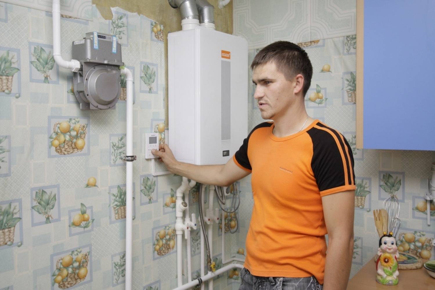 Chauffage au gaz dans l'appartement