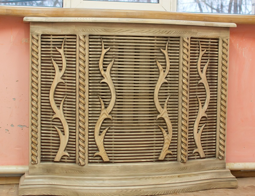 Écran sur la batterie de chauffage : types, matériaux, portée