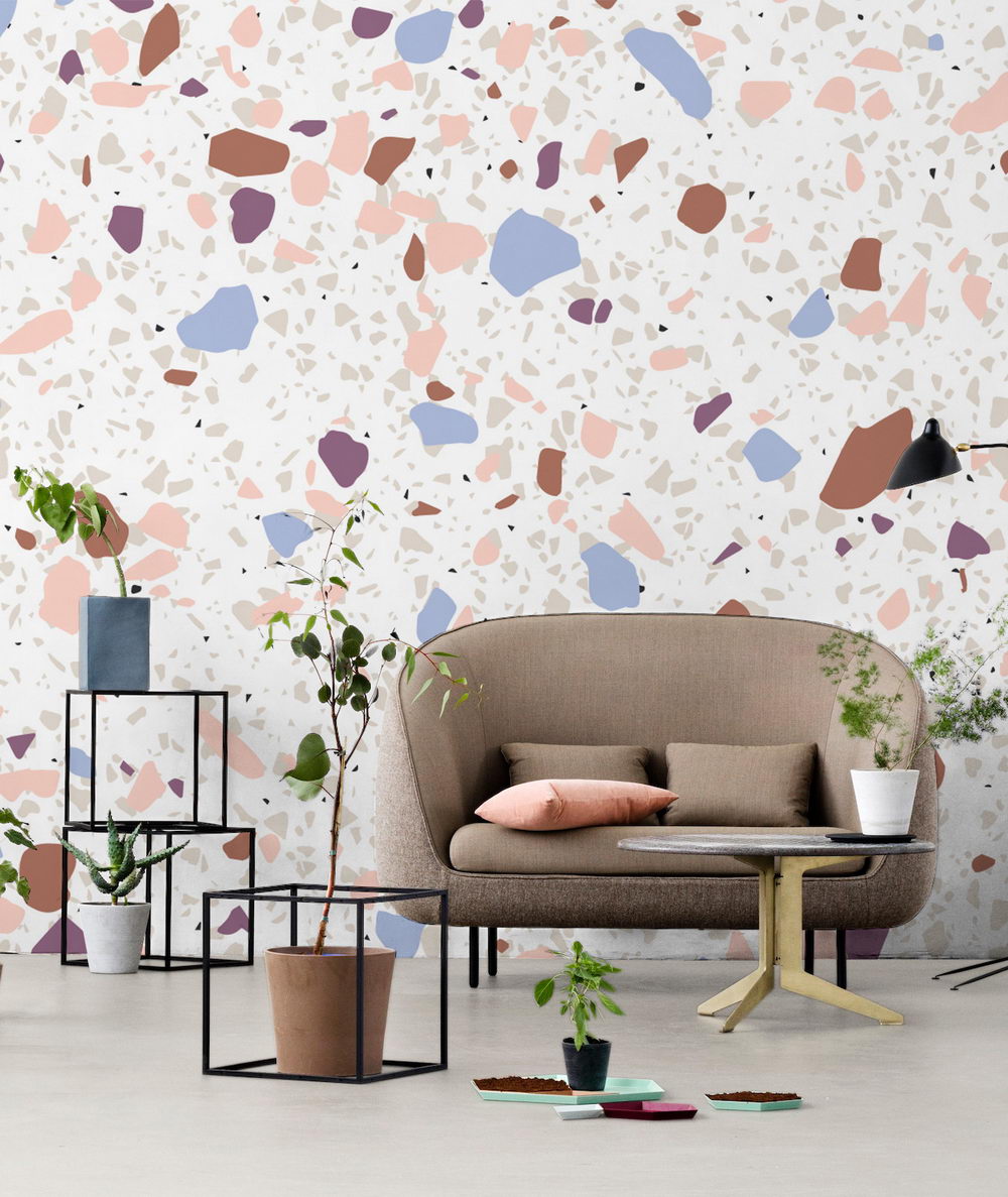 Papier peint pour la chambre 2020 - tendances de la mode et nouveautés du design